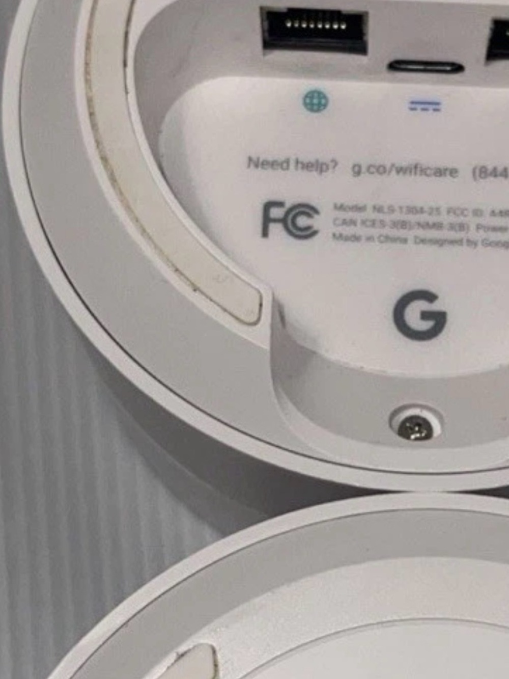 Google WiFi System Router NLS-1304-25 Lot Of 2 - No Power Supply - Picture 3 of 3